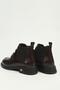 Women's Brown Buckle Thick Sole Chelsea Boots Pc-56183 - 4
