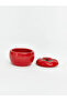 Lcw Home Mixed Tomato Form Ceramic Bowl with Ceramic Lid 10 cm - 3