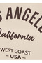 Basic Cotton T-shirt with Los Angeles Print - 7