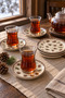 Kozalak 6-Piece Porcelain Tea Plate Set - 3