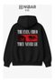 Tony Montana Scarface Designed Unisex 3 Thread Threaded Premium Hooded Sweatshirt