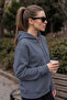 Women's Winter 3-Strand Fleece Hooded Oversize Sweatshirt with Cut-Out Pockets - 8