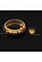 Dubai Style Copper Islamic Wedding Bracelet Rings 24 K Gold Plated Bead Unisex Bracelet Set - 5