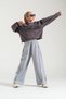 Girl's 8853 Front Sleeve Embroidered 2 Thread Sweatshirt - 3