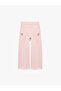 Star Printed Wide Leg Sweatpants with Pockets - 3