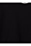 Vizyon New Season Black Crew Neck Combed Cotton Men's T-Shirt - 7