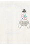 Boy's Ecru Playstation Printed T-Shirt Off-White T-Shirt - 5