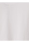 Vizyon New Season White Crew Neck Combed Cotton Men's T-Shirt - 6