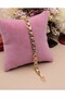 Zircon Stone Ring Interlocking Link Chain Xuping Steel Bracelet, Non-Tarnish Steel Bracelet 17+2 cm - 7