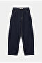 Women's Indigo Selvedge 7W6-50 Skater Fit Loose Fit Denim Jean