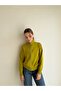 Turtleneck Zippered Soft Textured Sweatshirt - 4
