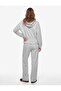 Drawstring Slim Fit Embroidered Long Sleeve Hooded Zipper Sweatshirt - 4