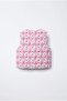 Girl's Pink Gingham Quilted Vest with Ruffle Pocket Detail - 2