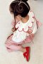 Heart Embroidered Girls' Jumpsuit Pink - 7