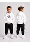 Tracksuit Set Hooded Sweatshirt Bottom Top Set Boys 3 Threaded Threaded Winter Set