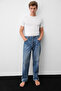 Carpe Men's Straight Fit Dark Blue Jeans - 5