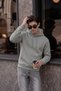 Men's Winter Thick Fleece Lined Soft Textured Hooded Oversize Sweatshirt with Side Pockets