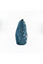 Blue Love Embroidered Velvet Makeup Bag & Organizer 23X15X7 cm - 3