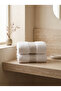 Form 2-Piece Embroidered Hand Towel Set 50X90 cm - 2