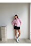 Turtleneck Zippered Soft Textured Sweatshirt - 5