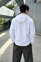 Men's Waterproof Lined Hooded White Raincoat - 5
