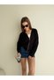 Turtleneck Zippered Soft Textured Sweatshirt - 3