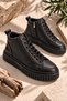Drex Genuine Leather Lace-Up Thick Sole Casual Winter Men's Boots - 4