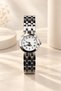 Nishon Women Wristwatch White Dial Silver Color Steel Band Roman Number Date Display Moon Phase Detail Elegant Analog Watch 2026