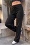 Women's Black Corded Camisole with Spanish Flared Hem and Eyelet Detail, Lace-Up Single Bottom