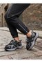 Black Stone Lace-Up Women's Casual Sports Shoes