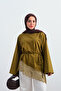 Women's Skirt with Lace Detail Tunic Khaki Green
