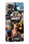Vivo Y27 Compatible Art Collage Pattern Transparent Phone Case