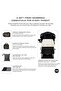 Zori Diaper Backpack 7pc-Set with Changing Mat, Wet Bag & Pouches - Sand - 8