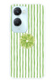 Vivo Y18 Compatible Lime Slice Patterned Transparent Phone Case