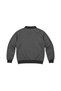 Men's Large Size Melange Anthracite Thessaloniki Polo Collar Sweatshirt 3Xl-4Xl-5Xl-6Xl-7Xl-8Xl - 5
