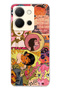 Vivo Y36 Compatible Pop Art Drawing Collage Pattern Transparent Phone Case
