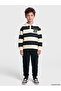 Two Mt Shop Quality Lcw Kids Black 3 Thread Striped Boys' Set - 2
