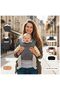 - Zavii Convertible Baby Carrier, Newborn-Toddler - Grey - 4
