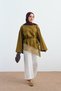 Women's Skirt with Lace Detail Tunic Khaki Green - 3