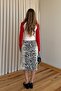 Zebra Pattern Skirt - 1009 - 7