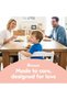 Alpha+ Wooden Highchair, White - FSC Sustainable Certified Beechwood, 6 Months to Adult, Toddler Feeding and Entertainment Chair - 5
