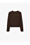 Slim Fit Long Sleeve Crew Neck Sports T-Shirt - 2