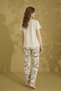 Silky Textured Short Sleeve Pajama Set - 3
