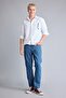 100% Cotton Boxy Fit Striped Long Sleeve Shirt H3774Ax26Au - 3