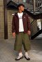 Men's Lined Zippered Hooded Burgundy Raincoat & Windbreaker