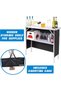 GoBar Portable Bar Table for Events - Pop Up Mobile Bartending Station with Travel Carrying Case - Black - 7