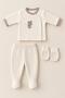 Gaye Baby Boy Teddy Bear Embroidered Newborn Hospital Release 10 Piece Bodysuit Set Boxed Yhç0206 - 3
