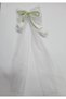 Girl's Clip-On Hairpin with a Tulip Figure and Veil - 2