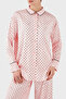 Patterned Stretch Comfort Fit High Waist Wide Leg Pajama Set O4Bx16Wefc2 Women's Pajama Set O4Bx16 Wefc2 P6Dq - 6