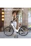 F2 Electric Bike for Adults 350W Motor, 36V 13Ah Removable Battery, 32KM/H Max Speed, 40–80KM Range, Carbon Alloy Frame, 26 Inches Tires, Shimano 7-Speed, Dual Disc Brakes - 7